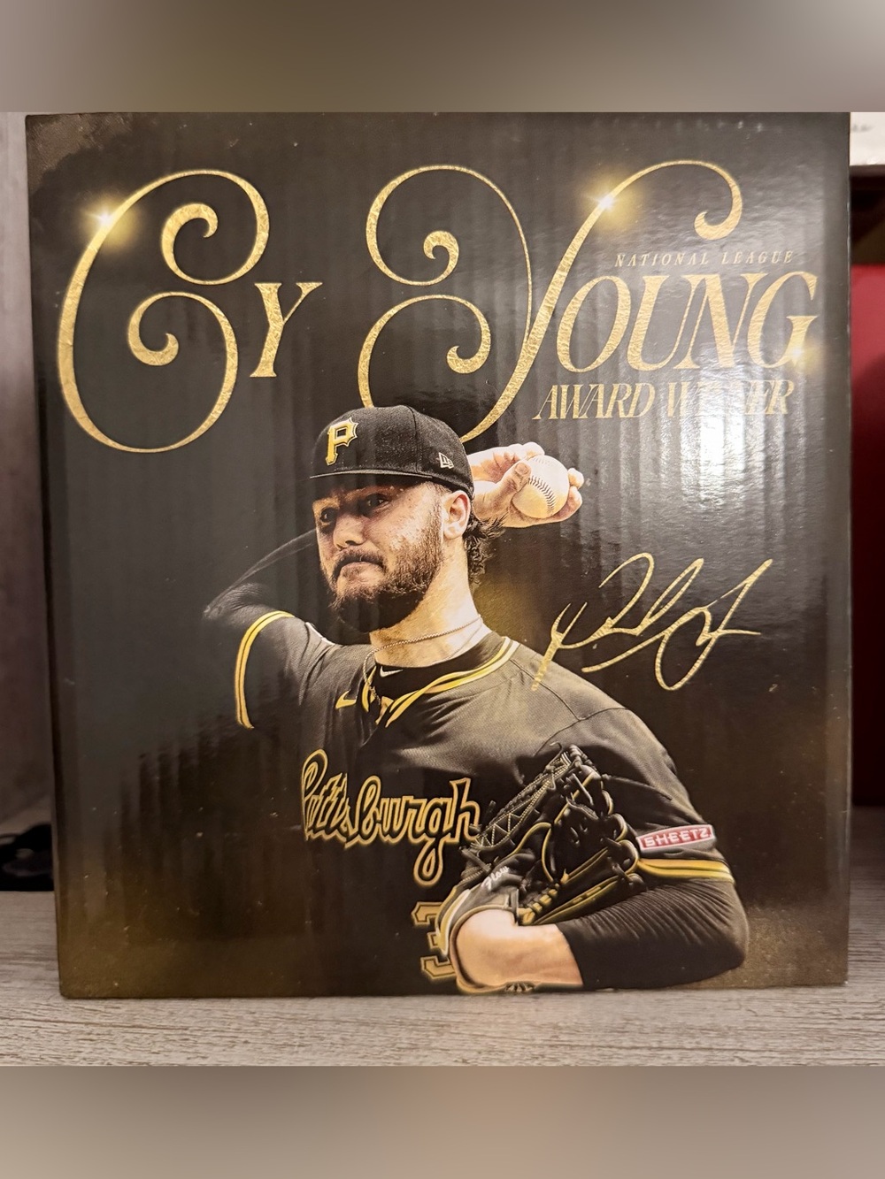 Paul Skenes 2025 NL Cy Young Award Winner Pittsburgh Pirates Bobblehead
